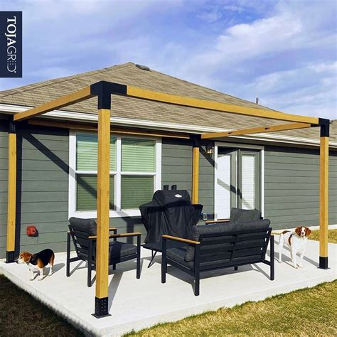 With our simple diy modular pergola kit system, it has never been easier to have a perfect backyard patio environment in 45 minutes. Pergola Kit with SHADE SAIL for 4x4 Wood Posts in 2020 ...