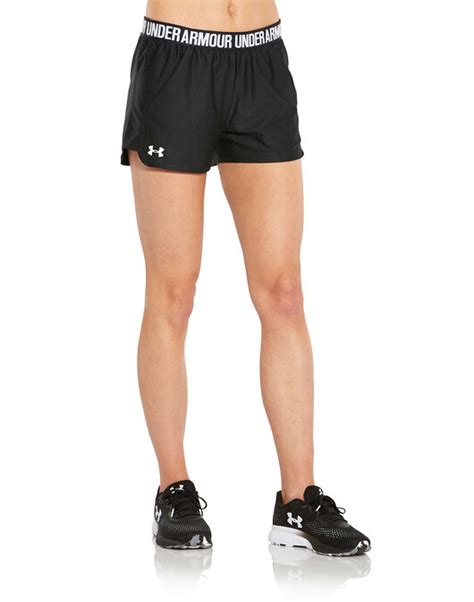 Under Armour Womens Play Up Shorts Black Life Style Sports Uk