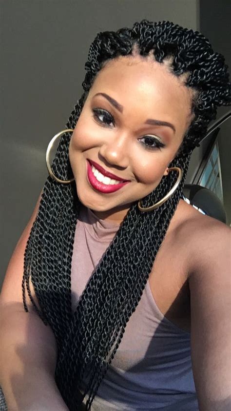 Twist braids can look very regal and impressive, and if you've never seen one done it can be hard to image what the process entails. 40 Crochet Braids With Human Hair