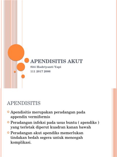 Appendicitis Akut Pdf