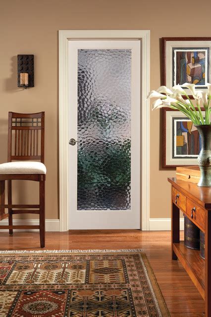 From frosted, textured and decorative glass doors options, you'll find endless design possibilities using our glass taste test online tool. Bermuda Decorative Glass Interior Door - Family Room - sacramento - by HomeStory Easy Door ...