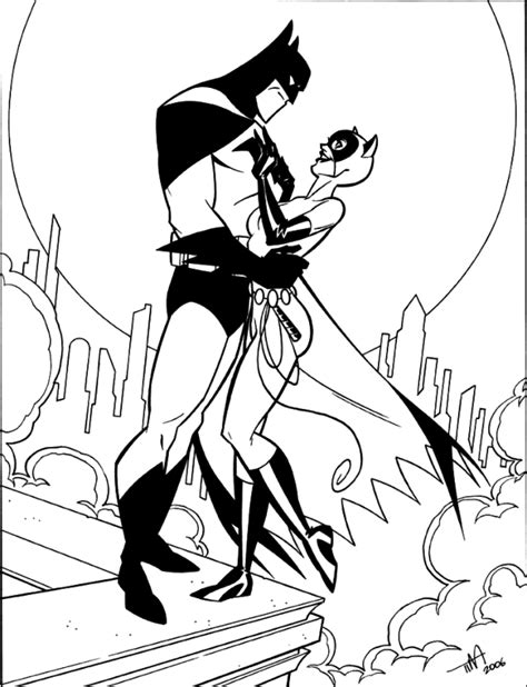 Catwoman Coloring Pages To Download And Print For Free