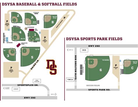 DS Baseball Club Field Map