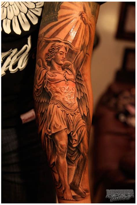 Tommy Montoya Lowrider Tattoo Studios Tatuaje De San Miguel