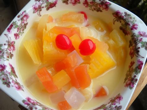 Memang segar betul dapat air koktel buah bila berbuka. ..Cooking with soul.....: PUDING BERKUAH KOKTEL