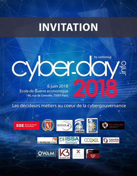 L Ecole De Guerre Economique Accueille La Premi Re Dition Du Cyber Day Ecole De Guerre