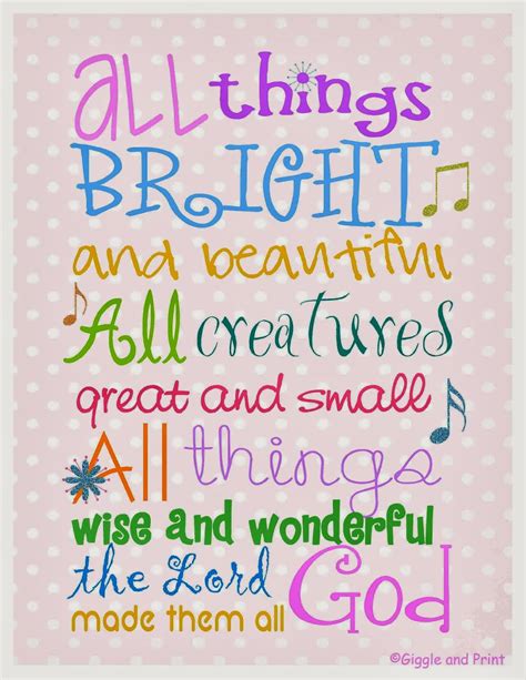 Allthingsbrightandbeautiful God Lds Quote Free Printables