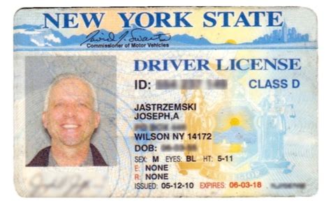 Ny Driver License Template Printable Word Searches