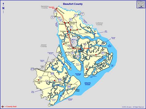 Map Of Beaufort South Carolina - Wisconsin State Parks Map