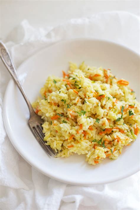 Simple Veggie Rice One Lovely Life