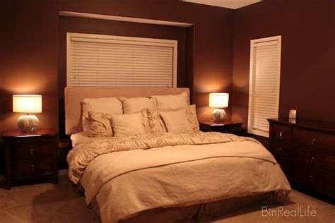Use accent chairs, window panels, or colorful pillows in cooler tones to add calming color to a space anchored by a brown sofa. my chocolate brown bedroom with cream colored bedding ...