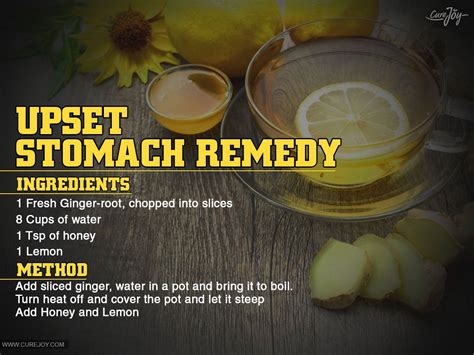 What Are Some Home Remedies For Upset Stomach