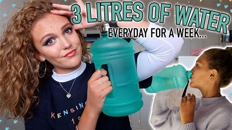 I Drank 3 Litres Of Water Everyday For A Week And It Was Interesting😳 Youtube