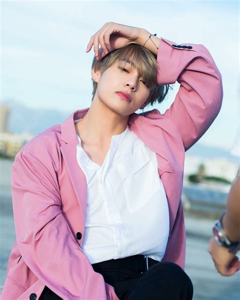 When Bts Fame V Aka Kim Taehyung Posed For A Hot Photoshoot Iwmbuzz