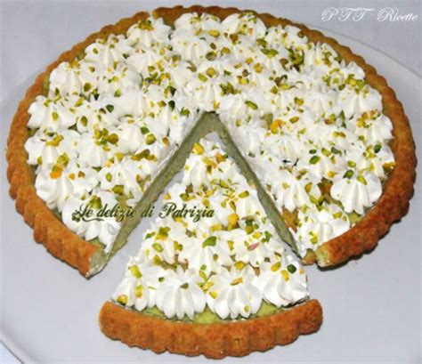 La mia torta preferita è con pistacchio di bronte e con crema di ricotta. Crostata al pistacchio con crema di ricotta - PTT Ricette