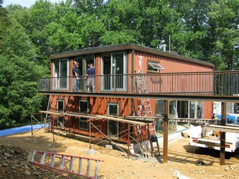 Another option is to build the container home into a cave or hill. Shipping Container Home Modern Shipping Container Homes ...