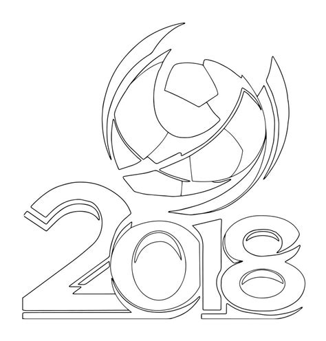 2018 a colorier  Colorier, Coloriage, Coupe du monde