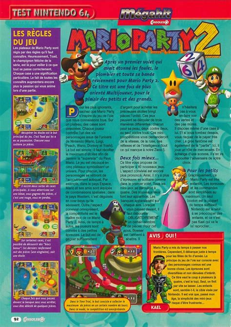 Scan Of The Review Of Mario Party 2 Published In The Magazine Consoles 107 Page 1
