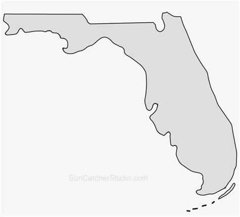 Florida State Map Outline