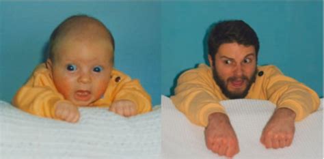 Photos Father Son Recreate Throwback Bath Time Picture And It Will