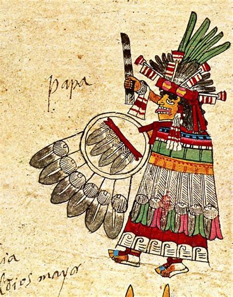 Pic 7 Detail Of Codex Borbonicus Folio 23 Depicting The ‘cihuacoatl