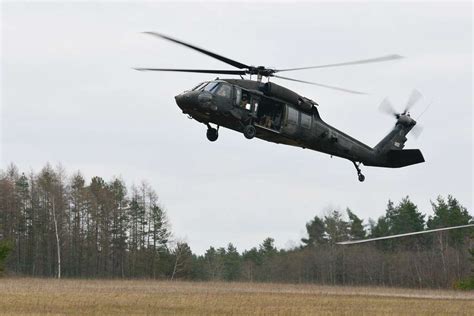 A Uh 60 Black Hawk Approaches The Landing Zone During Picryl Public