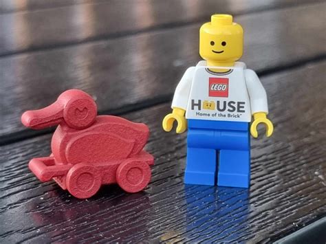 First Official 3d Printed Lego Piece Is A Tiny Functional Duck