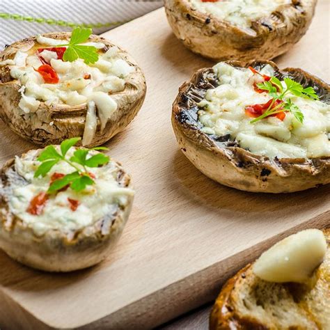 Recette Champignons farcis au fromage de chèvre