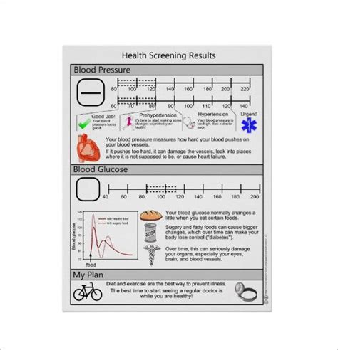 9 Blood Pressure Chart Templates Free Sample Example Format