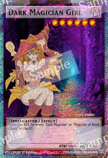 Dark Magician Girl Full Art Yugioh Orica Custom Fanmade Proxy Proxies