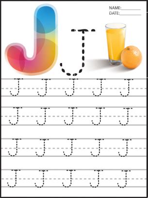 Check spelling or type a new query. Preschool Worksheets Letter J