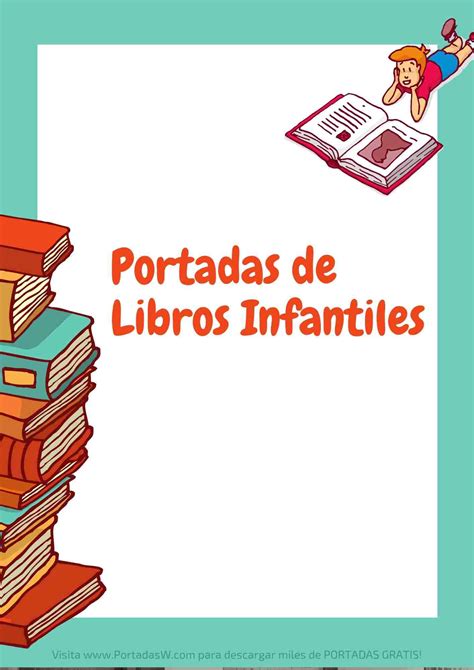 Portada De Libros Infantil Para Niños Portadas Word
