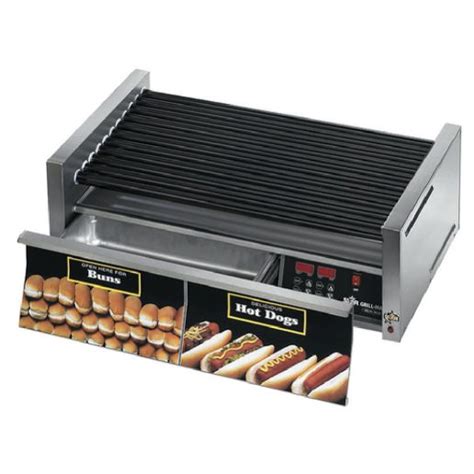 Star 75stbde120601 Grill Max Hot Dog Grill Roller Type With