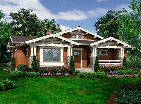Craftsman Style House Plans One Story Top Modern Architects