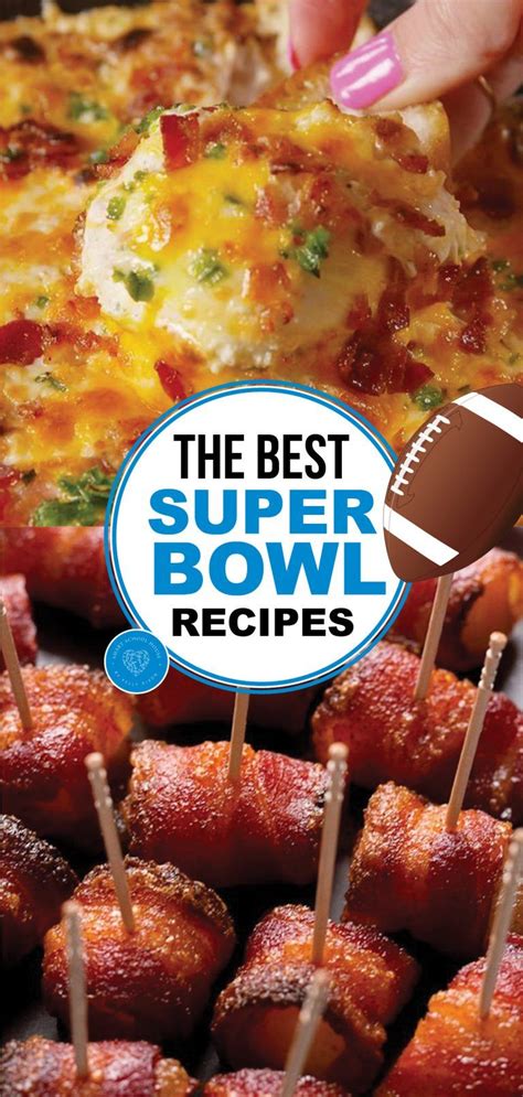 It is a great time to catch up with friends and watch a fun game. The ONLY Super Bowl Recipes You Need | Super bowl food ...