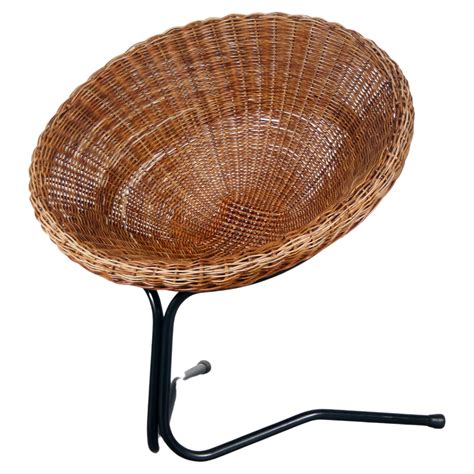 Sculptural Wicker Basket Chairs By A Bueno De Mesquita At 1stDibs