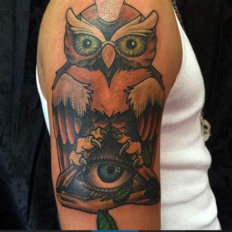 Owl By Junior Gonzalez Tattoonow
