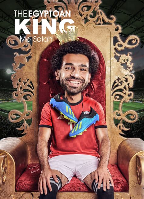 Mohamed Salah Mo Salah Egyptian King Poster On Behance