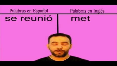 Cómo Se Dice Met Se Reunió En Ingles Youtube