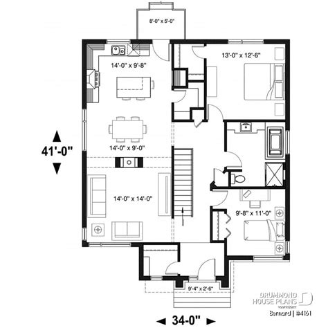 2 Bedroom House Plans Floor Plan Floor Roma