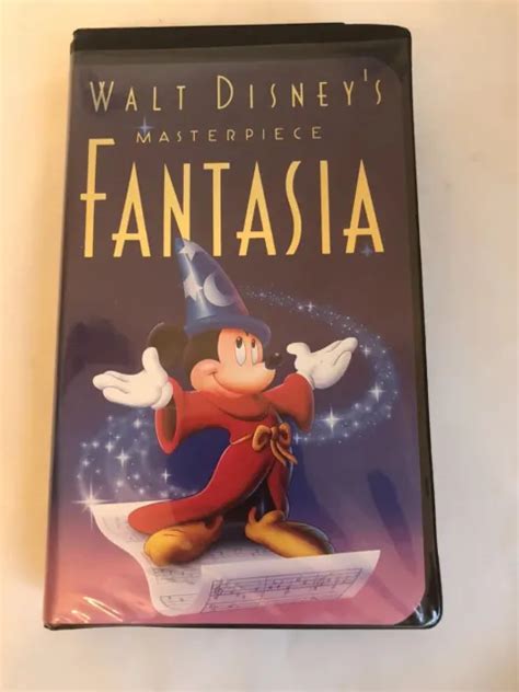 Walt Disneys Masterpiece Fantasia Vhs 1991 Vintage Classic Animated
