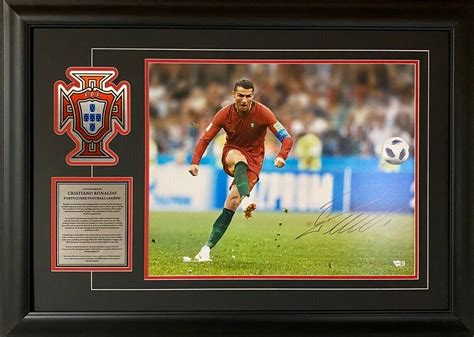 Cristiano Ronaldo Portugal National Team Autographed 16 X 20 Kicki