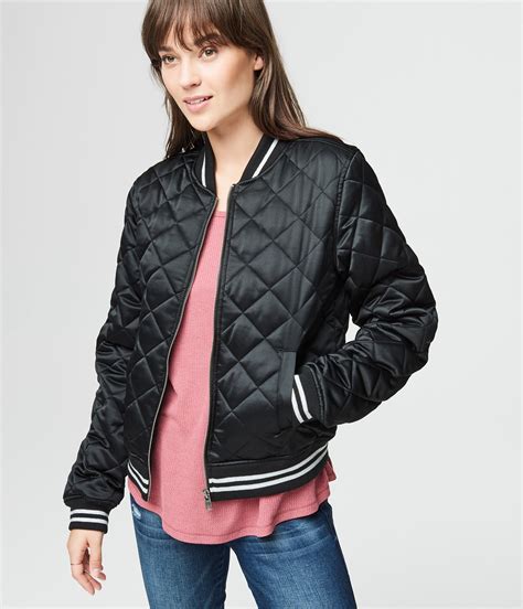 Quilted Bomber Jacket For Teen Girls And Women Aeropostale