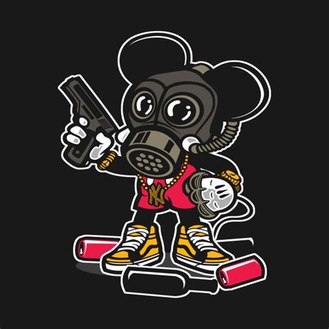 Gangsta Mouse By Qbc Graffiti Characters Mickey Mouse Art Cartoon