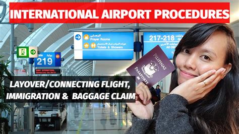 International Airport Guide Layoverconnecting Flight Immigration