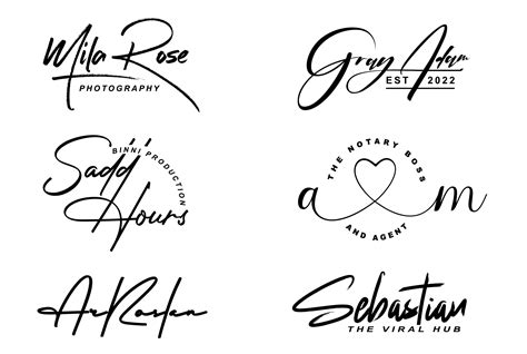 I Will Do Unique Typography Handwritten And Signature Script Logo