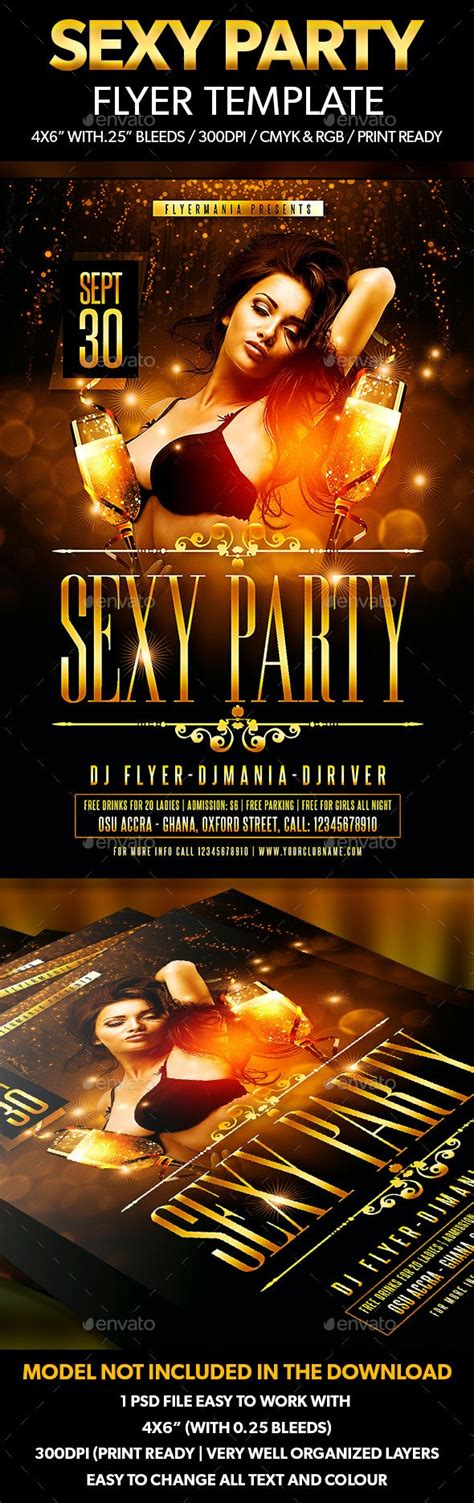 Sexy Party Flyer Template By Flyermania Graphicriver