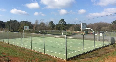 Outdoor Basketball Court Pickens County Recreation Department