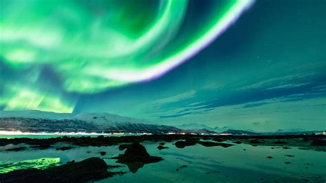 Tromso Appreciate Northern Lights In The Warm Aurora Capital Cgtn