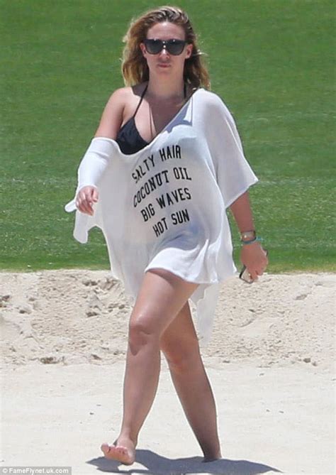 Hilary Duff Shows Off Her Slim Bikini Body As She Soaks Up The Sun On